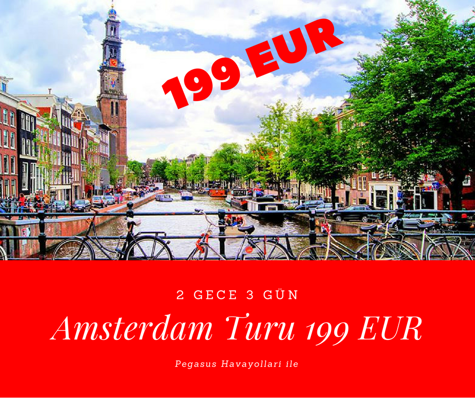 amsterdam turu 199 EUR